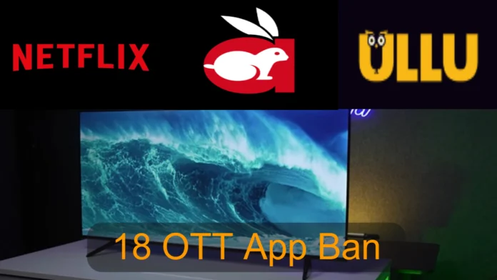 18 OTT App Ban